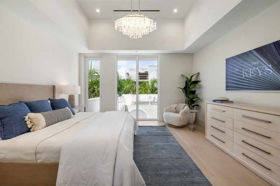 Furnished interior view inside a new home in , Delray Beach (Image 35).