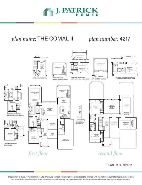 2D floor plan layout of this home in Sienna 70′ Lots, Missouri City, TX (Image 5).