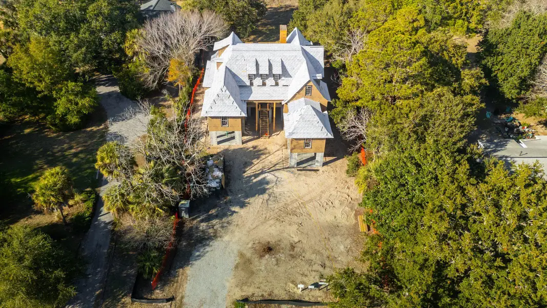 Front exterior of a new home in , Sullivan's Island, SC, highlighting curb appeal (Image 2). Front exterior of a new home in , Sullivan's Island, SC, highlighting curb appeal (Image 2).