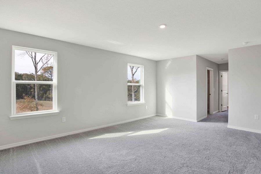 Representative unfurnished interior of a home built from the Sycamore by Maronda Homes in Coastal Communities, Edgewater (Image 22).