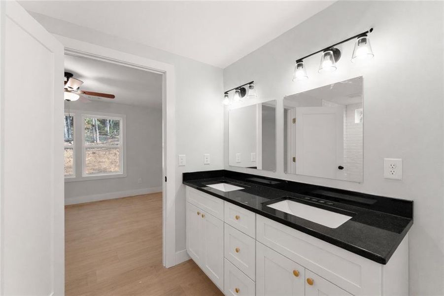 Furnished interior view inside a new home in , Cleveland (Image 12).