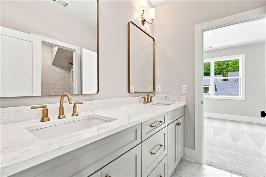 Furnished interior view inside a new home in , Canton (Image 9).