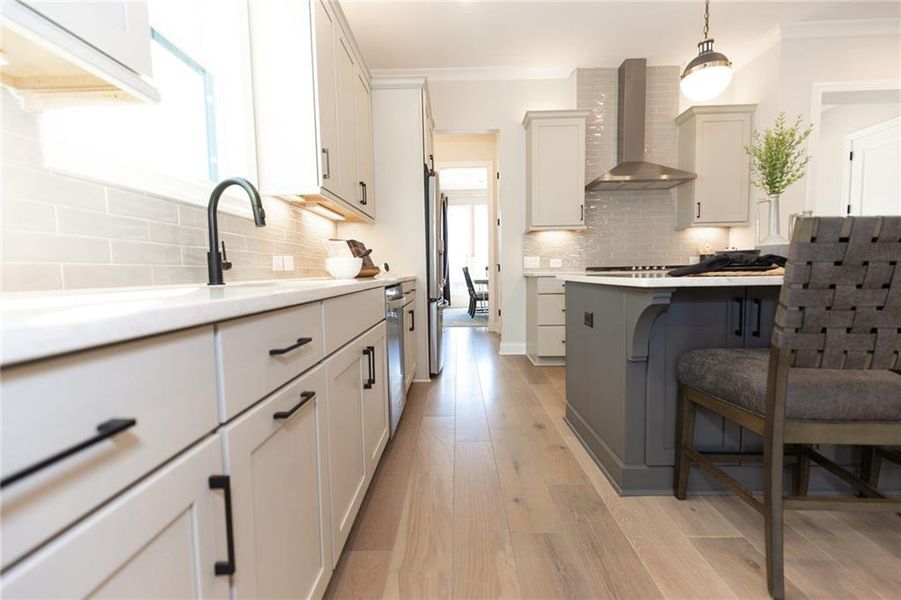 Furnished interior view inside a new home in Aberdeen, Hoschton (Image 49).