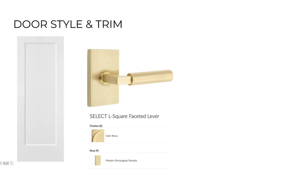 Door Style & Trim Door Style & Trim