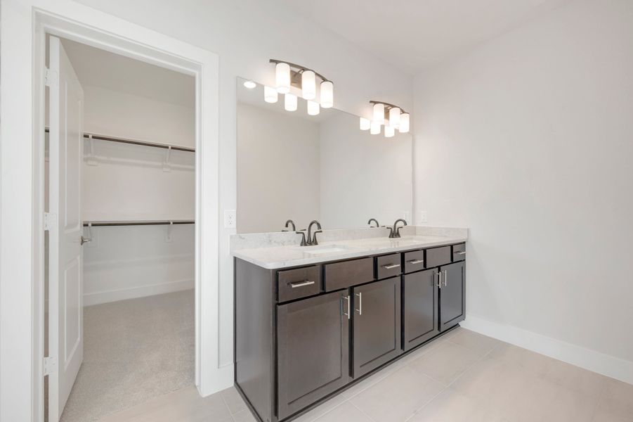 Furnished interior view inside a new home in Landmark, Denton (Image 9).