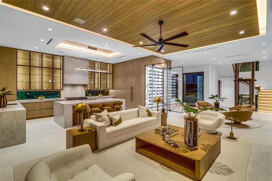 Furnished interior view inside a new home in , Ocean Ridge (Image 79).