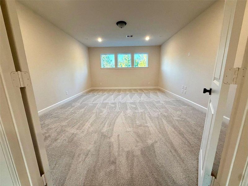 A closer look at this huge media room A closer look at this huge media room