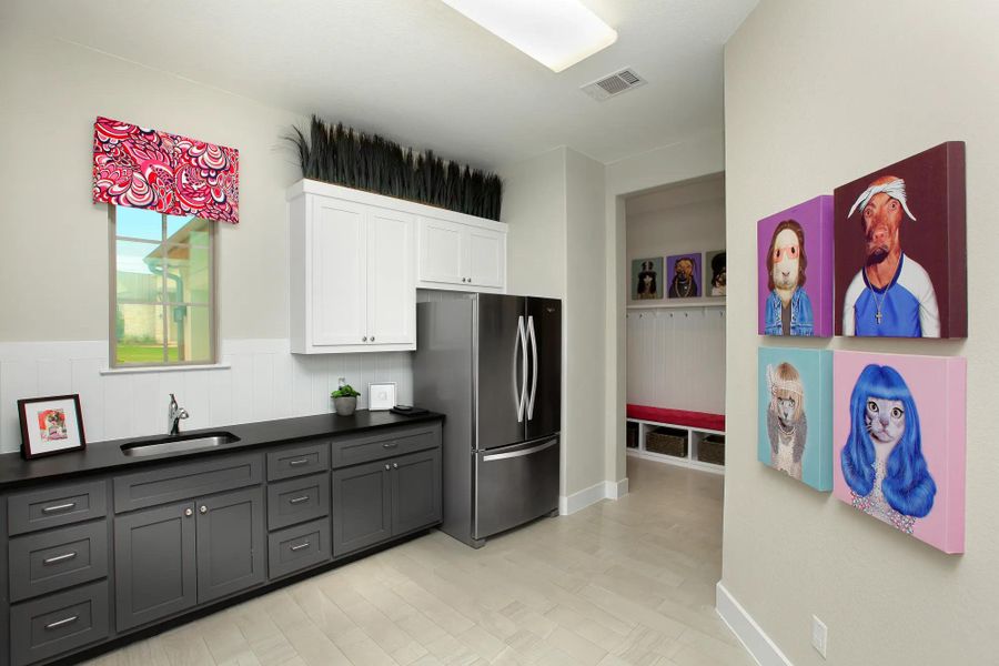 The Castella II Laundry Room