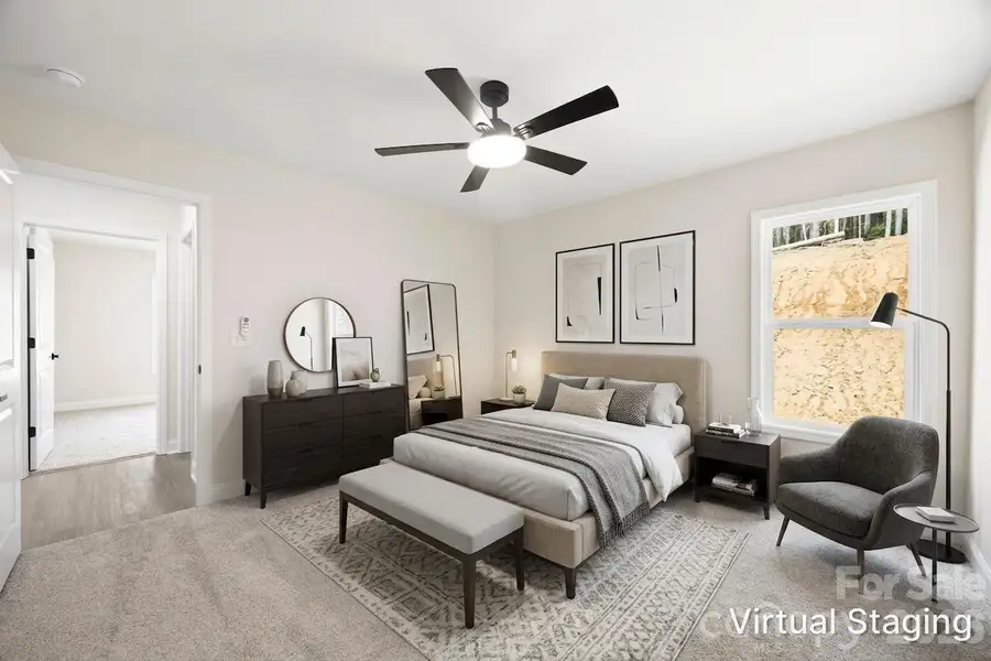 Furnished interior view inside a new home in , Albemarle (Image 11).