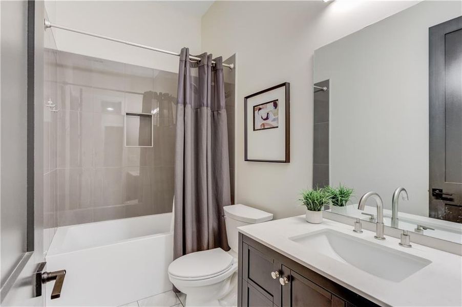 Furnished interior view inside a new home in , Suwanee (Image 36).