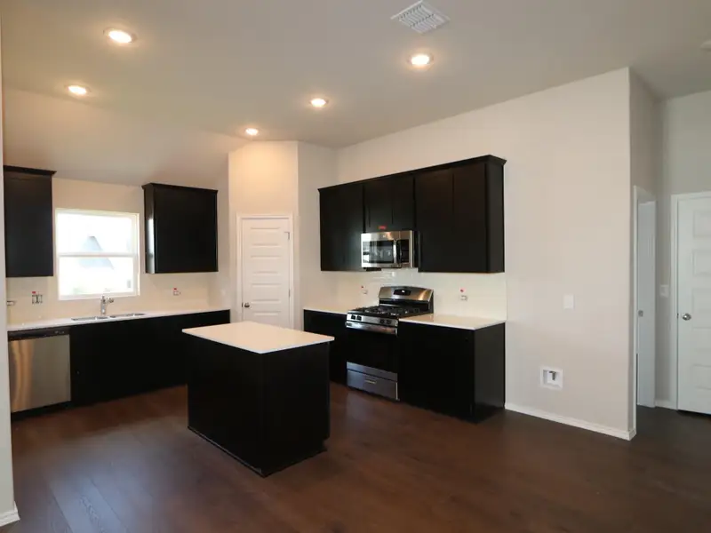 Furnished interior view inside a new home in Cascades at Onion Creek, Austin (Image 7). Furnished interior view inside a new home in Cascades at Onion Creek, Austin (Image 7).