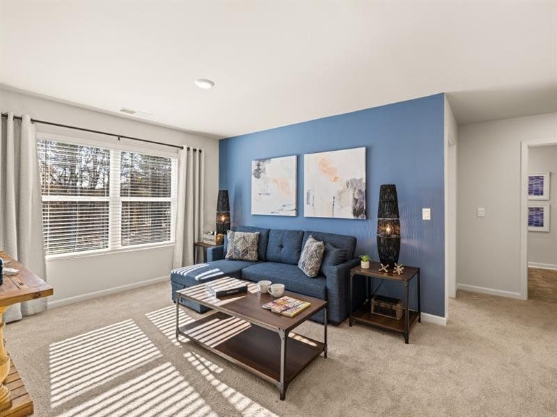Furnished interior view inside a new home in Thompson Ridge, Dallas (Image 14).