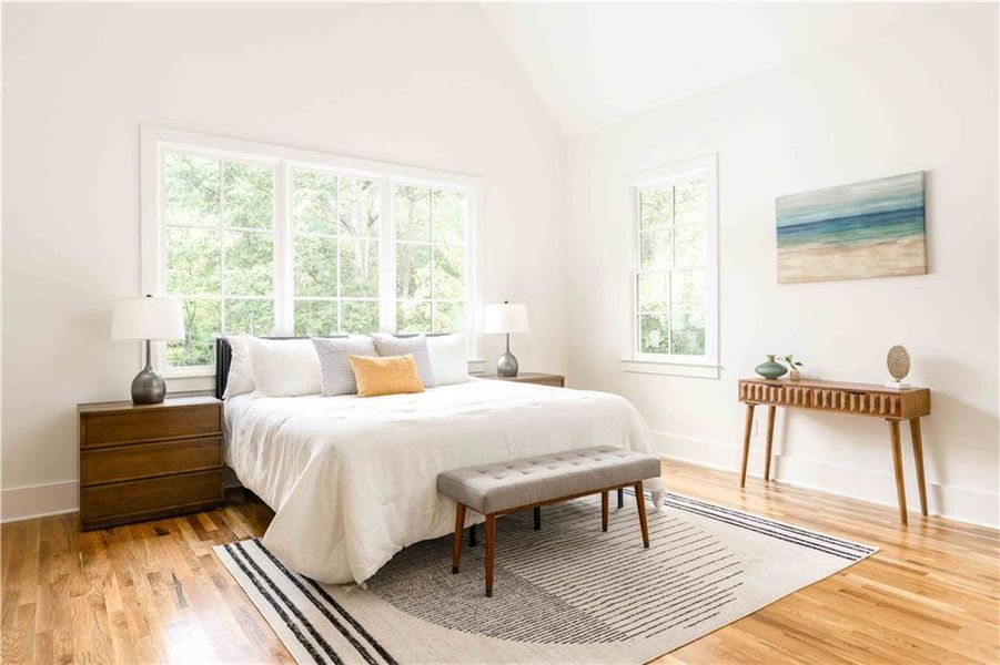 Furnished interior view inside a new home in , Atlanta (Image 7). Furnished interior view inside a new home in , Atlanta (Image 7).