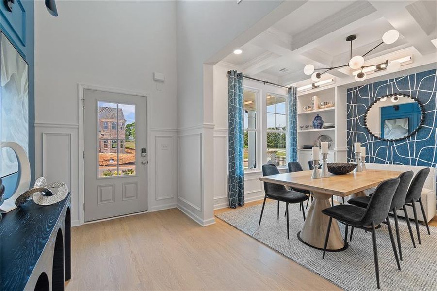 Furnished interior view inside a new home in Westwind Estates, Hampton (Image 28).