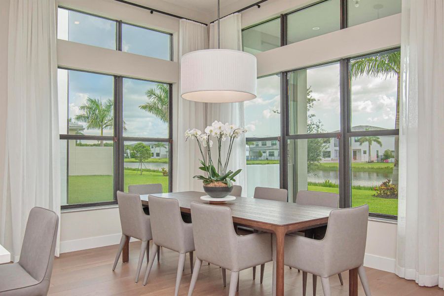 Furnished interior view inside a new home in , Boca Raton (Image 33).