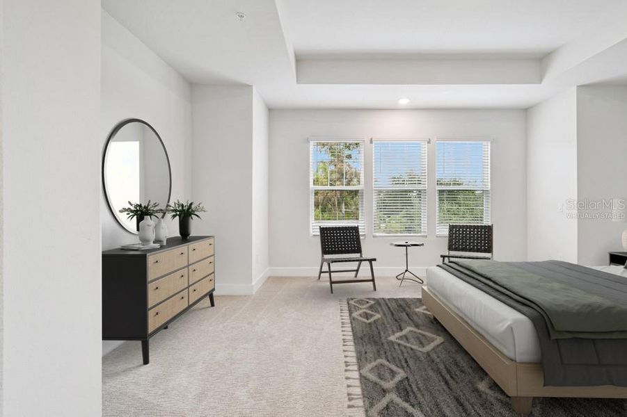 Furnished interior view inside a new home in Towns at Union, St. Petersburg (Image 6).