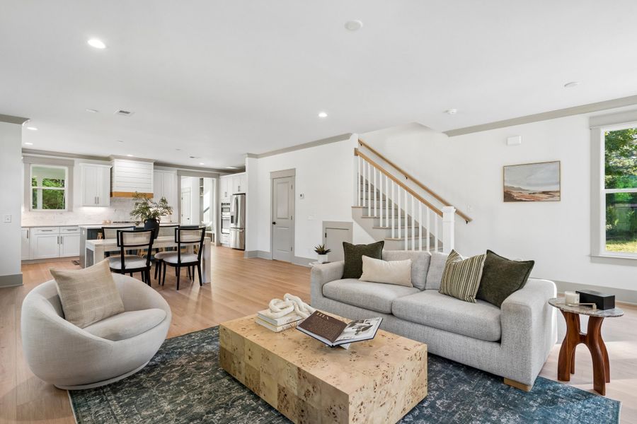 Furnished interior view inside a new home in , Johns Island (Image 8).