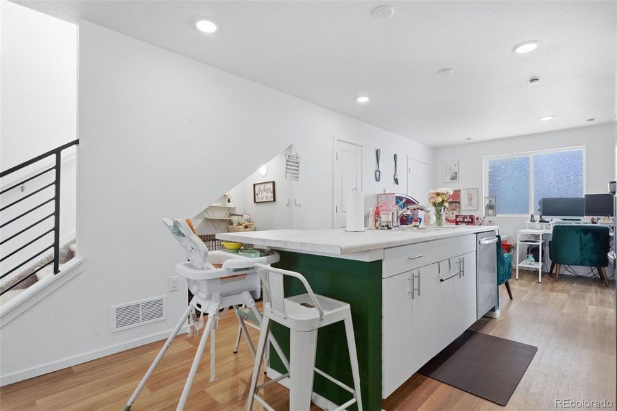 Furnished interior view inside a new home in , Denver (Image 15).