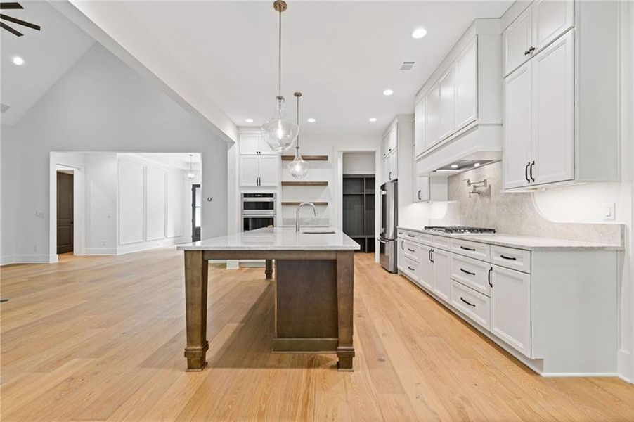 Furnished interior view inside a new home in , Flowery Branch (Image 9).
