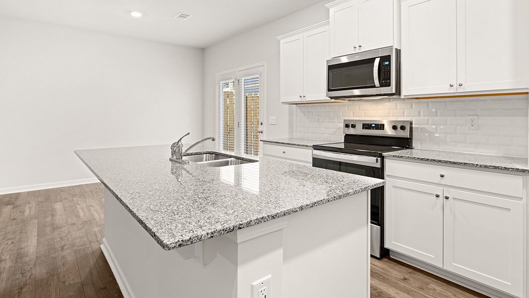 Furnished interior view inside a new home in Mountain Park, Dahlonega (Image 4).