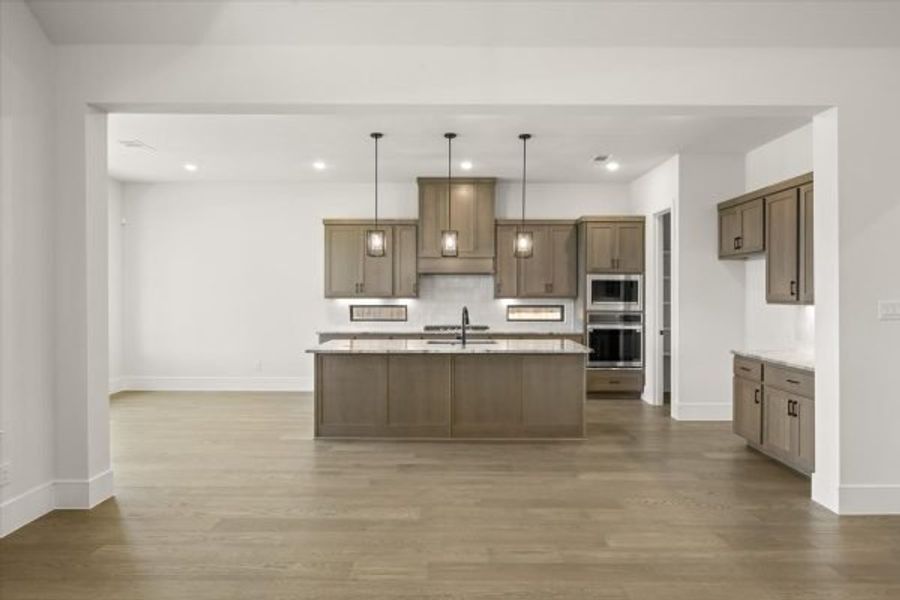 Furnished interior view inside a new home in Rio Vista at Kelly Ranch, Aledo (Image 43).