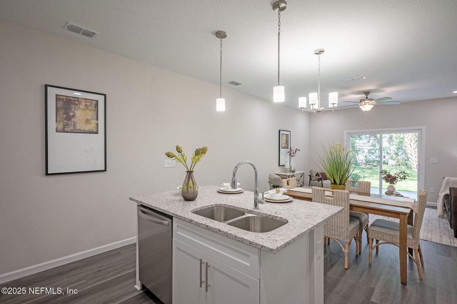 Furnished interior view inside a new home in , Jacksonville (Image 15).