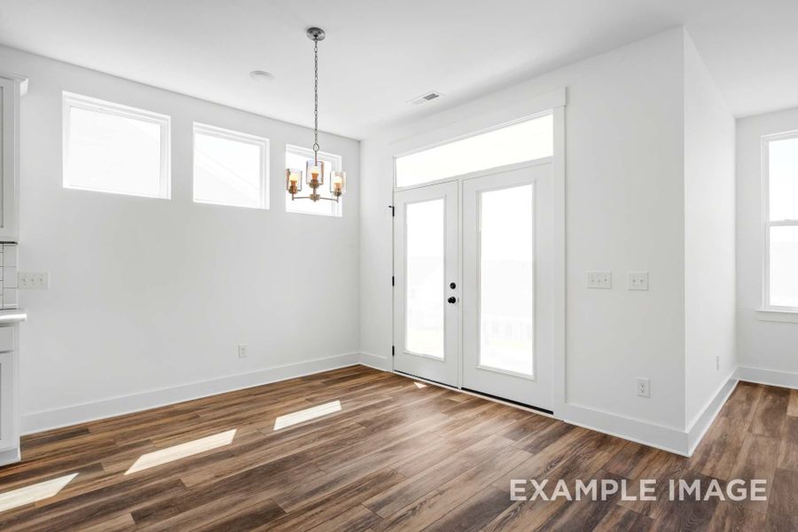 Representative unfurnished interior of a home built from the The Ash A-BF by Davidson Homes LLC in Bradshaw Farms, Mount Juliet (Image 19).