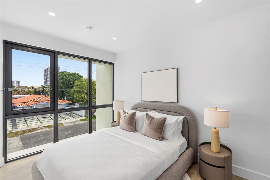 Furnished interior view inside a new home in , Miami (Image 38). Furnished interior view inside a new home in , Miami (Image 38).