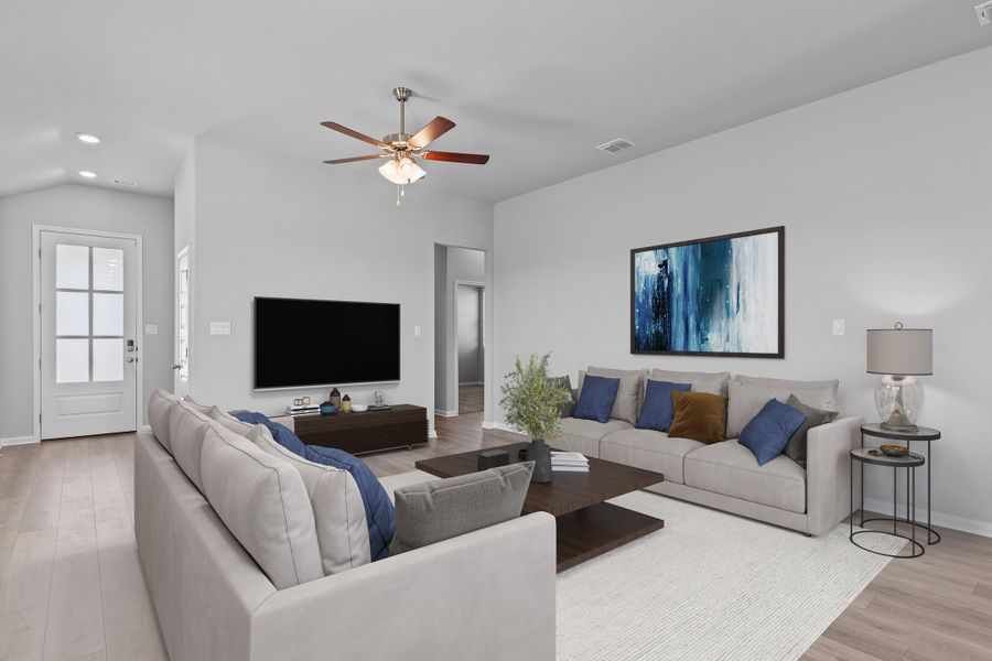 Representative furnished interior of a home built from the Travis by Beazer Homes in Veranda: Classic, San Antonio (Image 5).