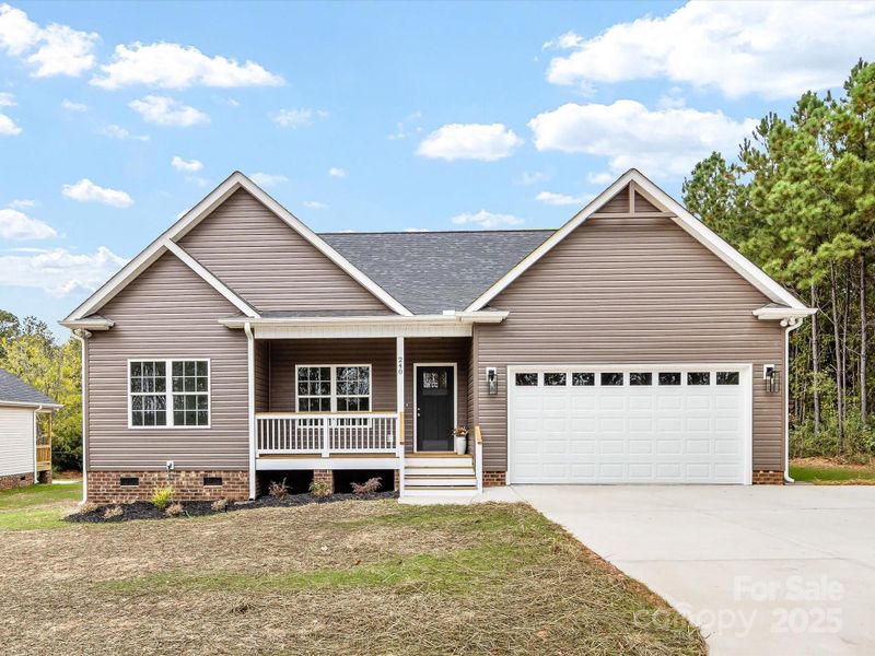 Front exterior of a new home in , York, SC, highlighting curb appeal (Image 1). Front exterior of a new home in , York, SC, highlighting curb appeal (Image 1).