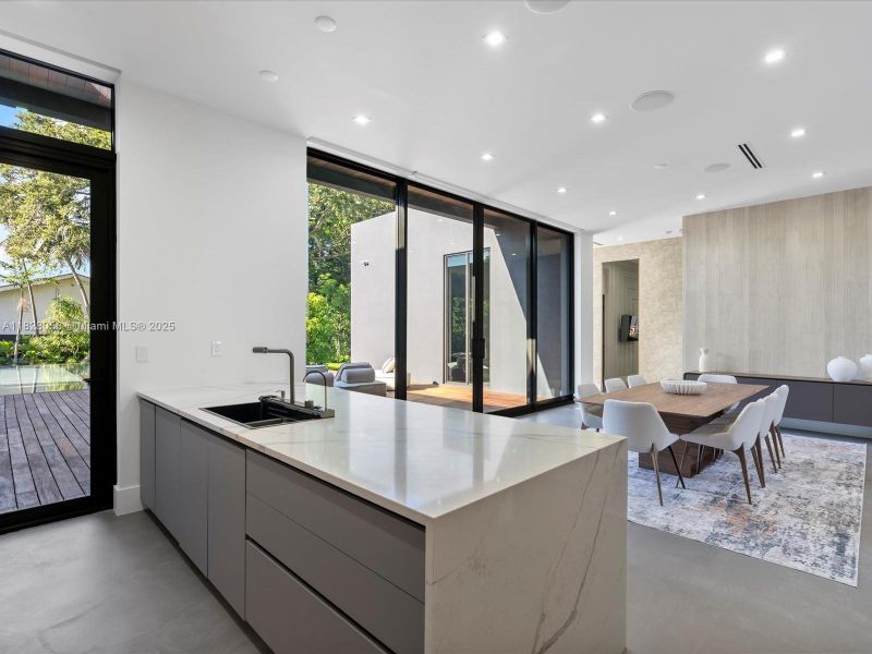 Furnished interior view inside a new home in , Miami (Image 13).