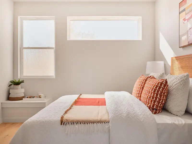Bedroom featuring wood finished floors