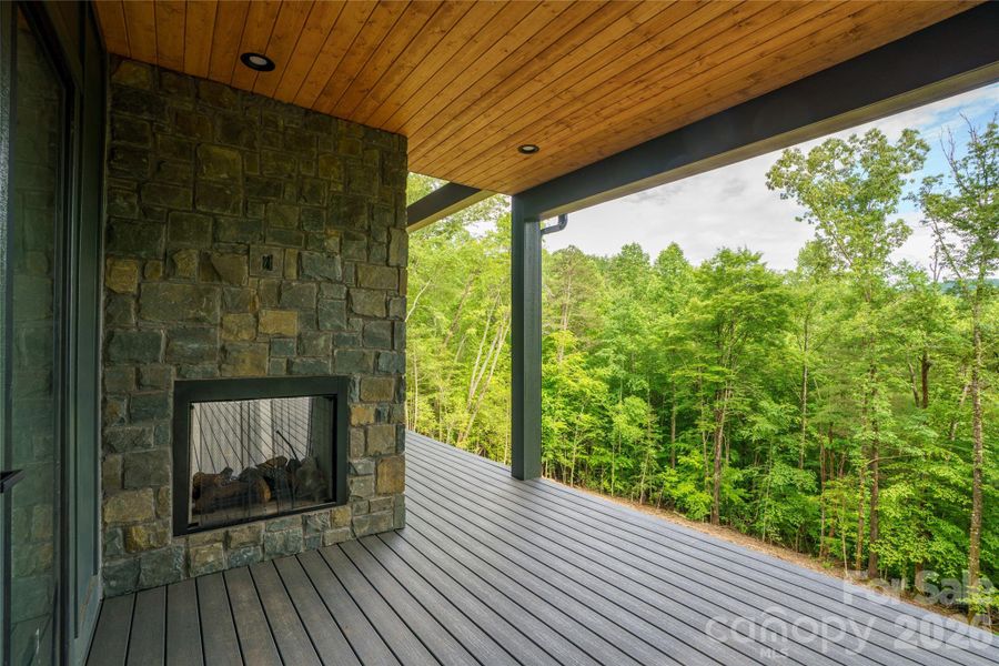 Exterior details and patio area of a home in , Hendersonville (Image 8).