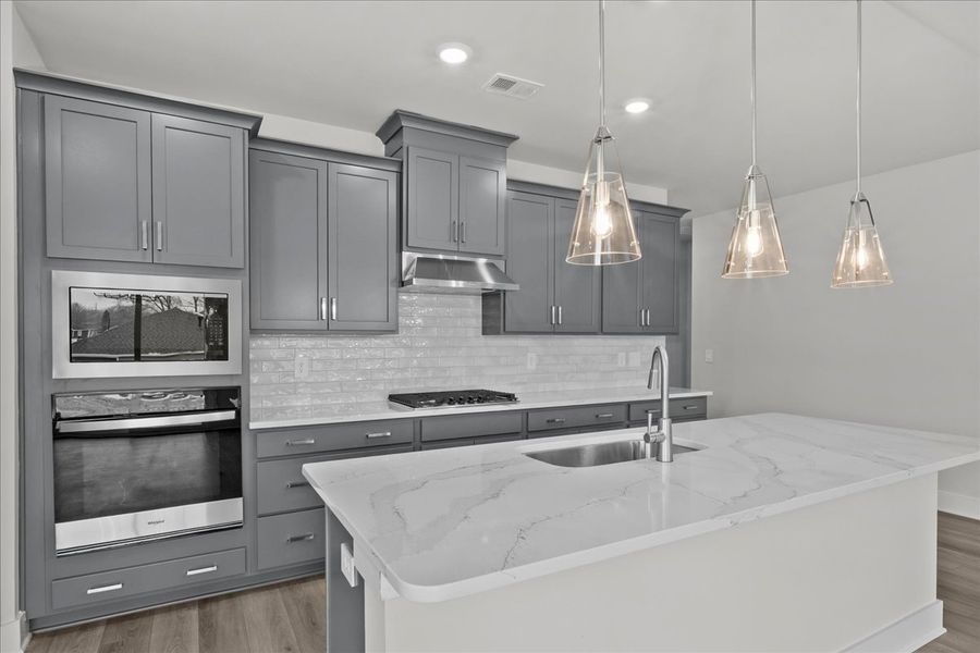 Furnished interior view inside a new home in Cedar Shoals - Signature Collection, Piedmont (Image 9).
