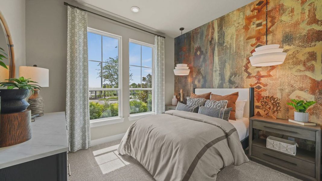 Furnished interior view inside a new home in Grange, Katy (Image 6).
