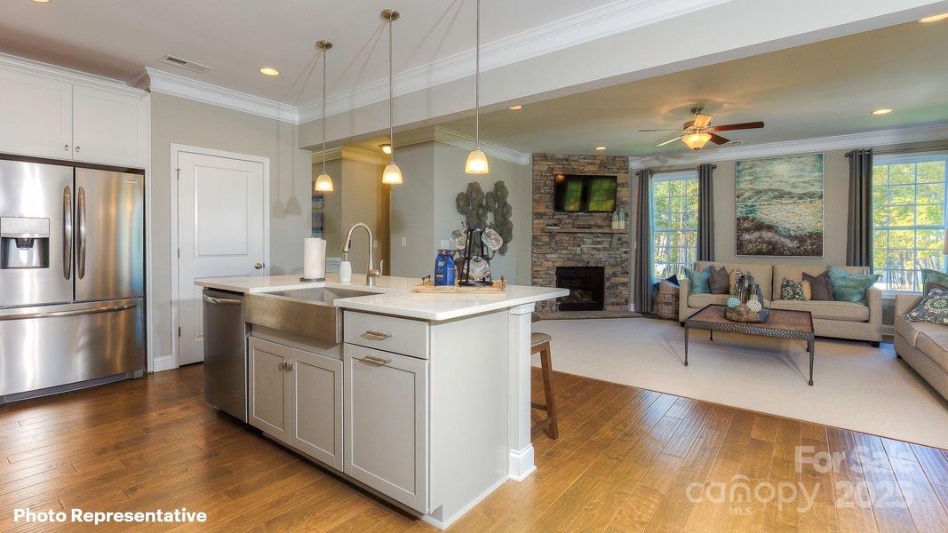 Furnished interior view inside a new home in Sylvan Creek, Denver (Image 13).