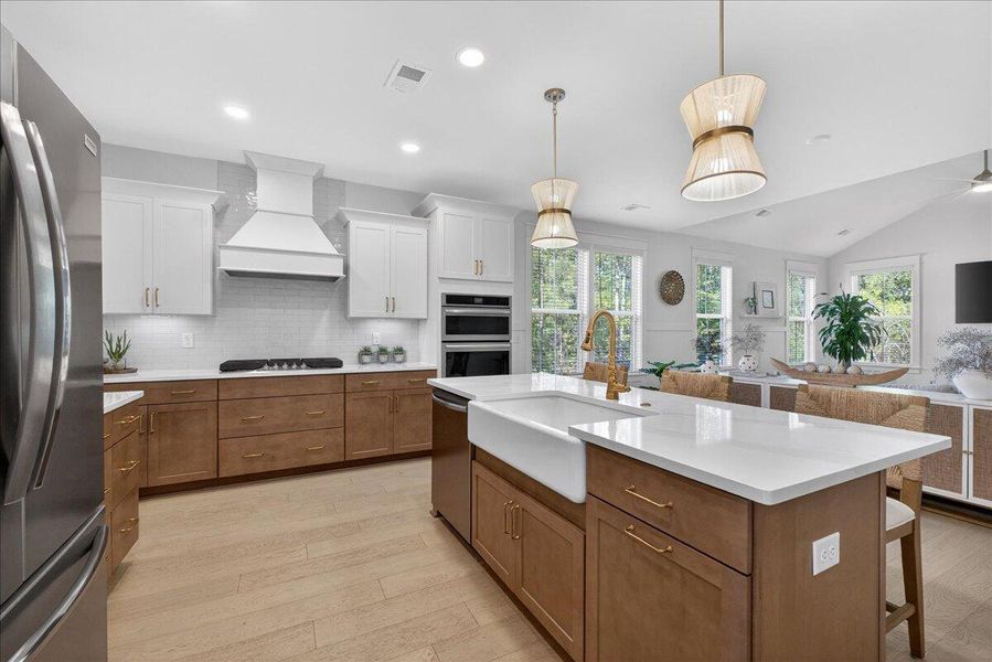 Furnished interior view inside a new home in Tidewater at Lakes of Cane Bay, Summerville (Image 10).