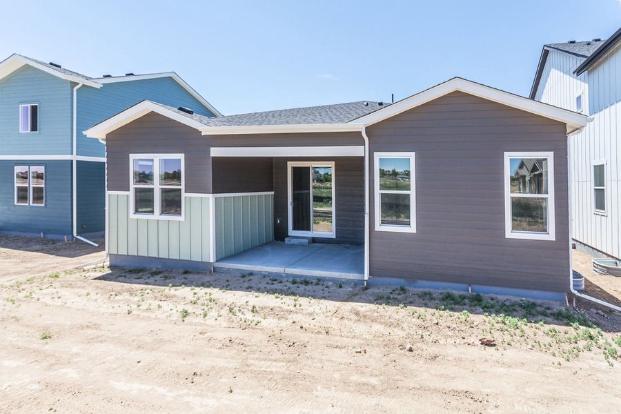 Representative exterior details of a home built from the Morrison by Hartford Homes in Prairie Song, Windsor (Image 40).