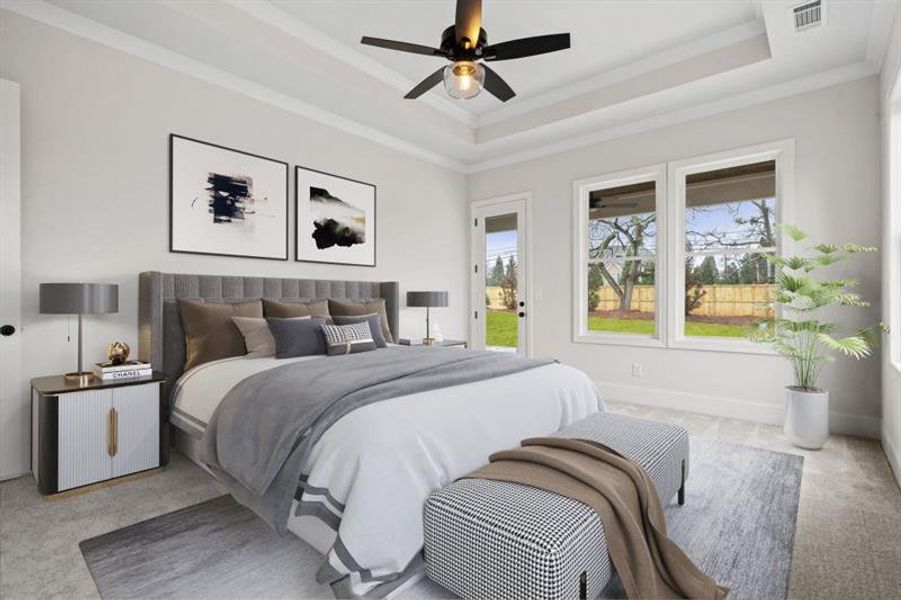 Furnished interior view inside a new home in , Marietta (Image 25). Furnished interior view inside a new home in , Marietta (Image 25).