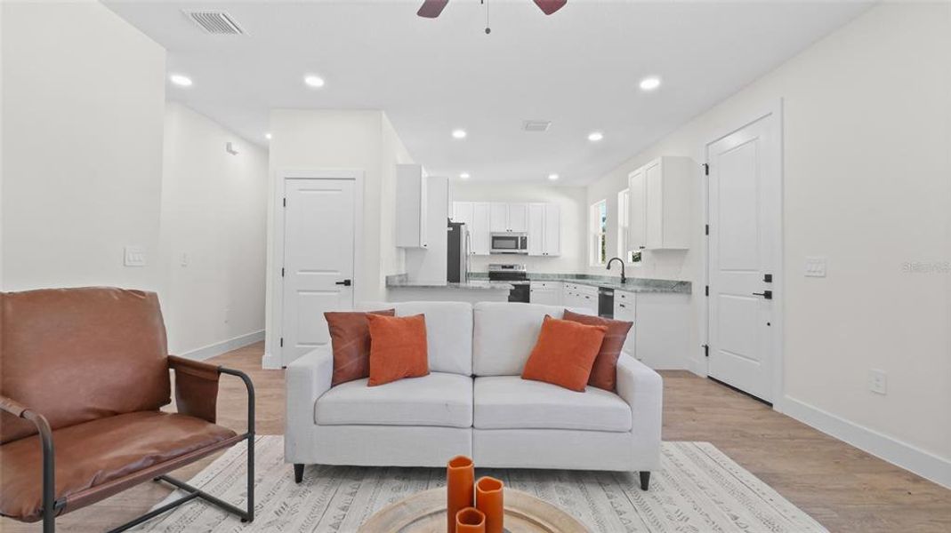 Furnished interior view inside a new home in , Tampa (Image 6).