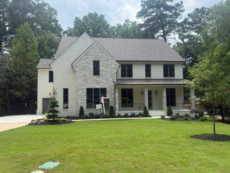 Front exterior of a new home in , Atlanta, GA, highlighting curb appeal (Image 2). Front exterior of a new home in , Atlanta, GA, highlighting curb appeal (Image 2).
