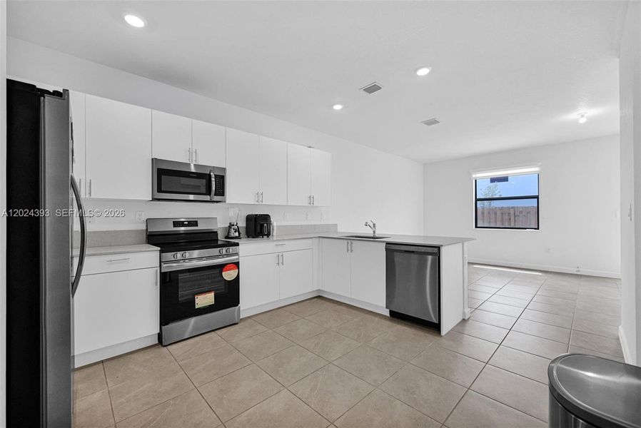 Furnished interior view inside a new home in , Miami (Image 11). Furnished interior view inside a new home in , Miami (Image 11).