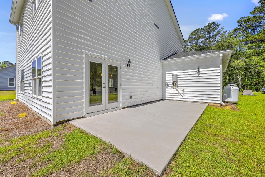 Exterior details and patio area of a home in , Dorchester (Image 36).