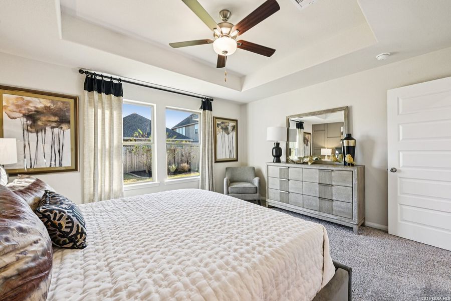 Furnished interior view inside a new home in Red Hawk Landing, San Antonio (Image 20).