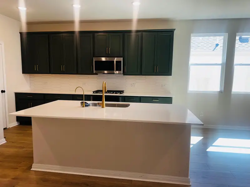 Furnished interior view inside a new home in Patterson Ranch, Georgetown (Image 10). Furnished interior view inside a new home in Patterson Ranch, Georgetown (Image 10).