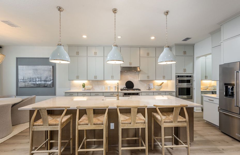 Representative furnished interior of a home built from the Roseland by Pulte Homes in Riversong, Parrish (Image 30).