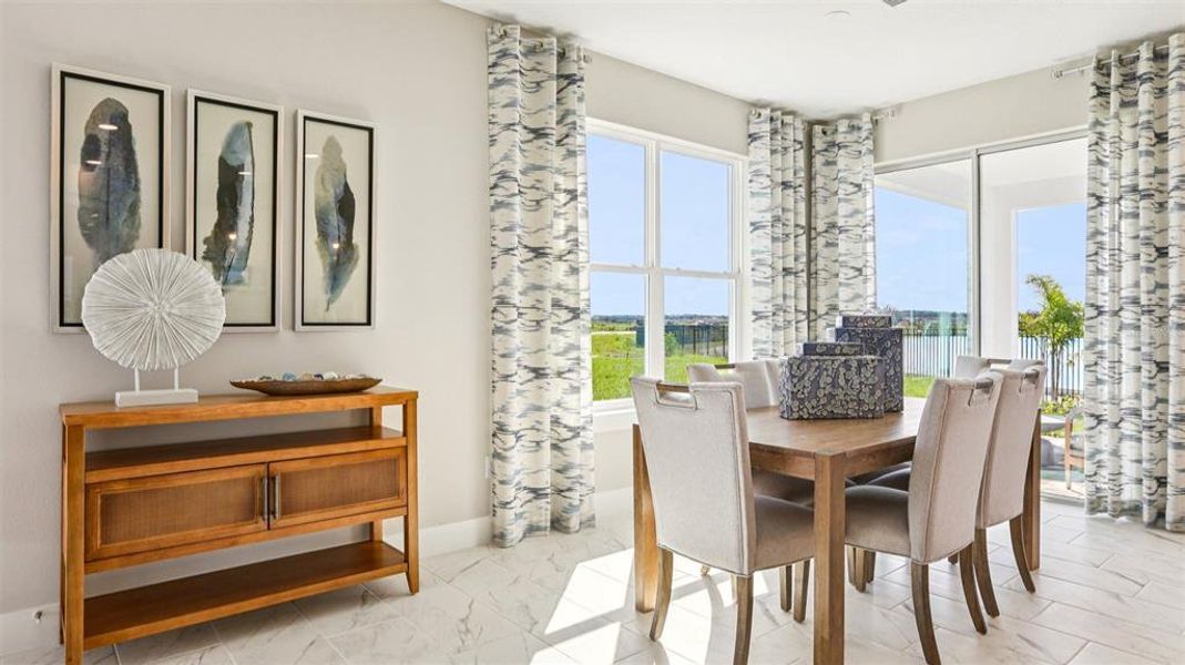 Furnished interior view inside a new home in Isla Mirada, San Antonio (Image 9).