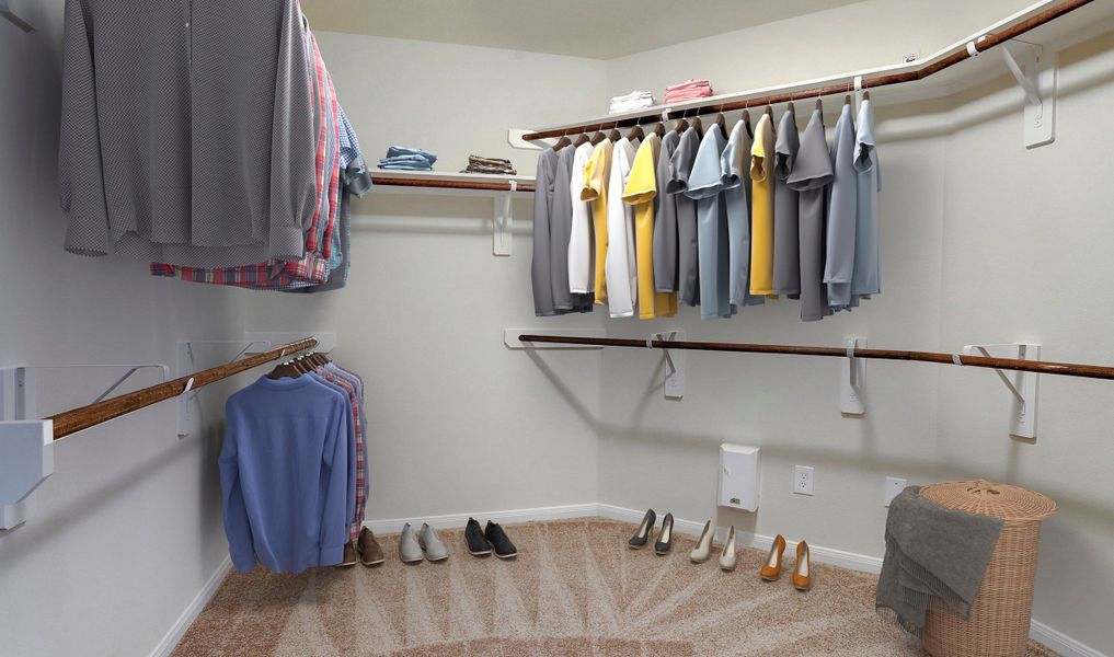 Huge owner's closet