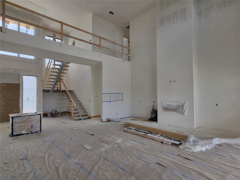 Living room, entry and stairs - April 1st 2026- status update