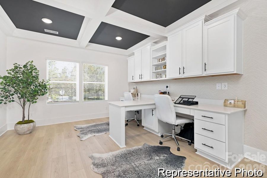 Furnished interior view inside a new home in Lowell Woods, Lowell (Image 13).